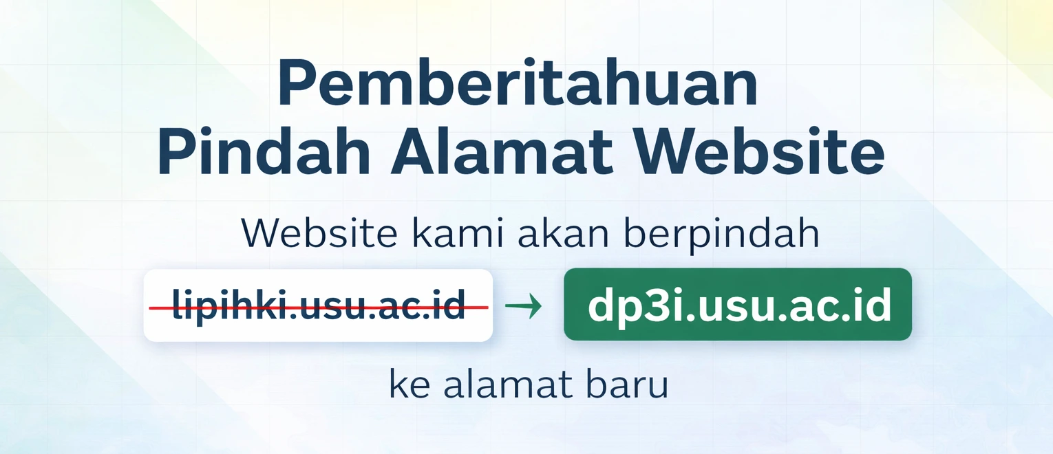 Perubahan Alamat Website Resmi DP3I